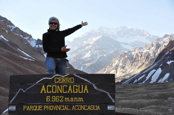 Ponto de observação do Monte Aconcágua, na Argentina